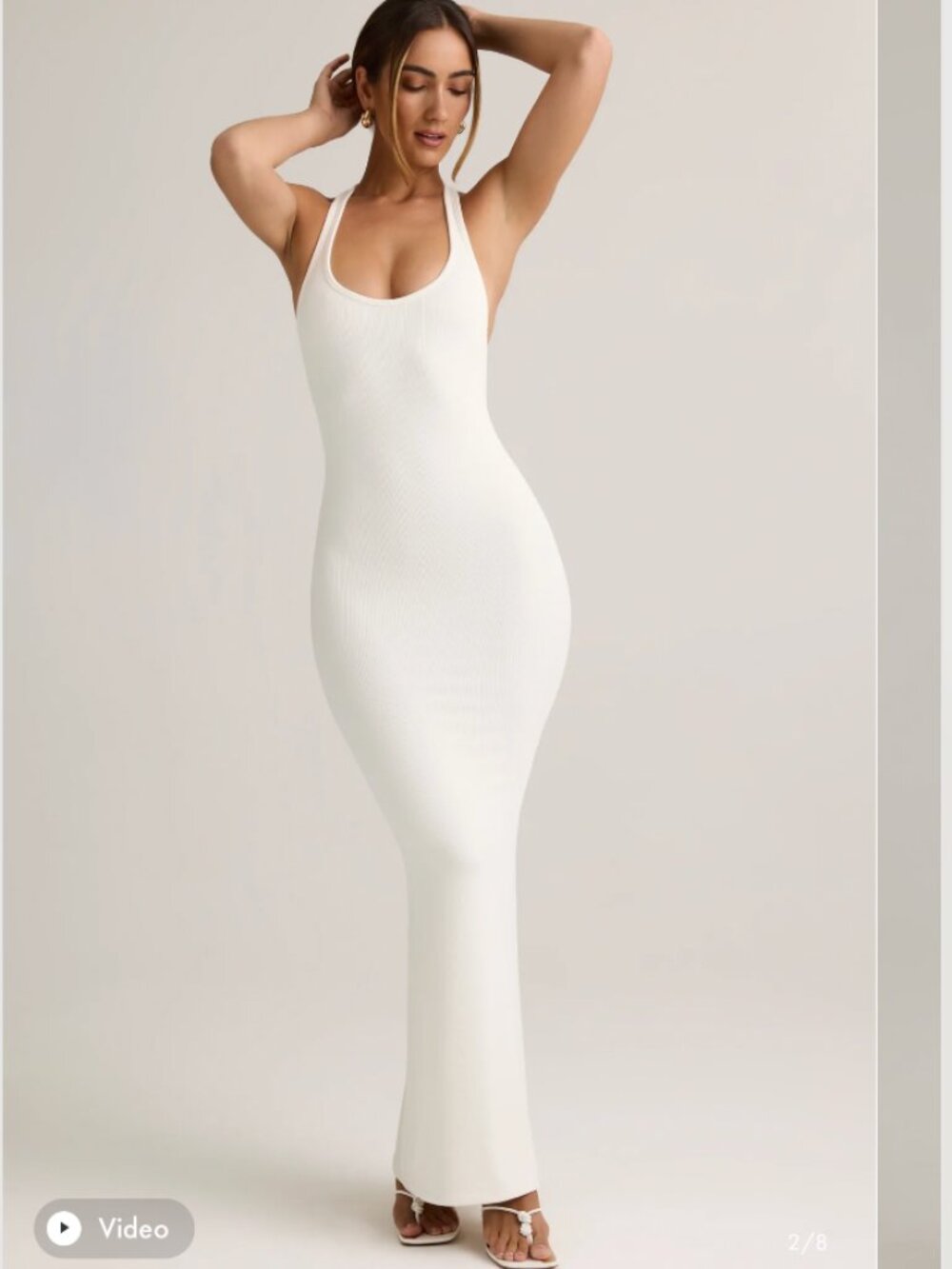 IMELDA DRESS- WHITE - Picture 2 of 3